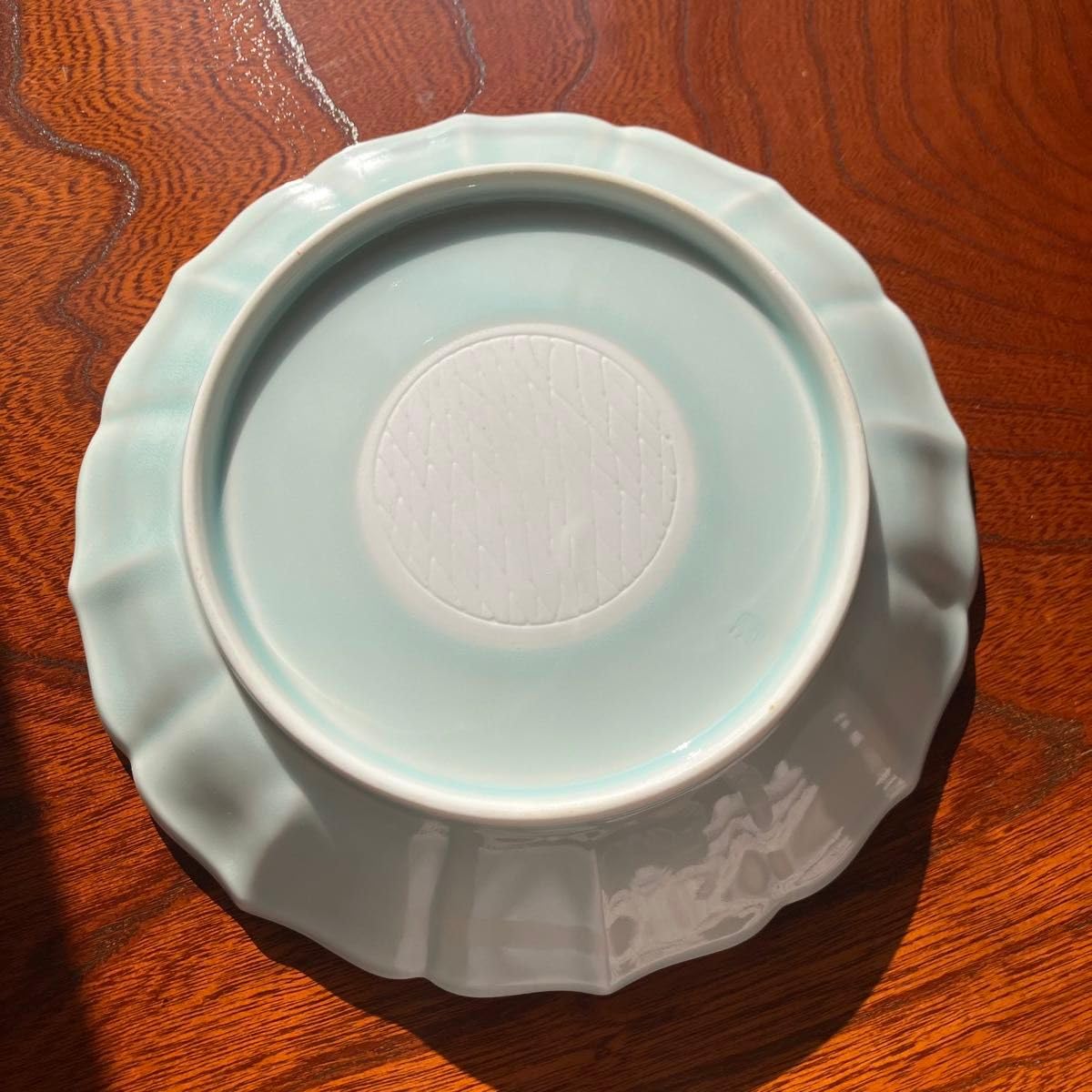 Amazon.co.jp: 青白皿 青磁皿 大皿 平皿 レトロ食器 オシャレプレート 