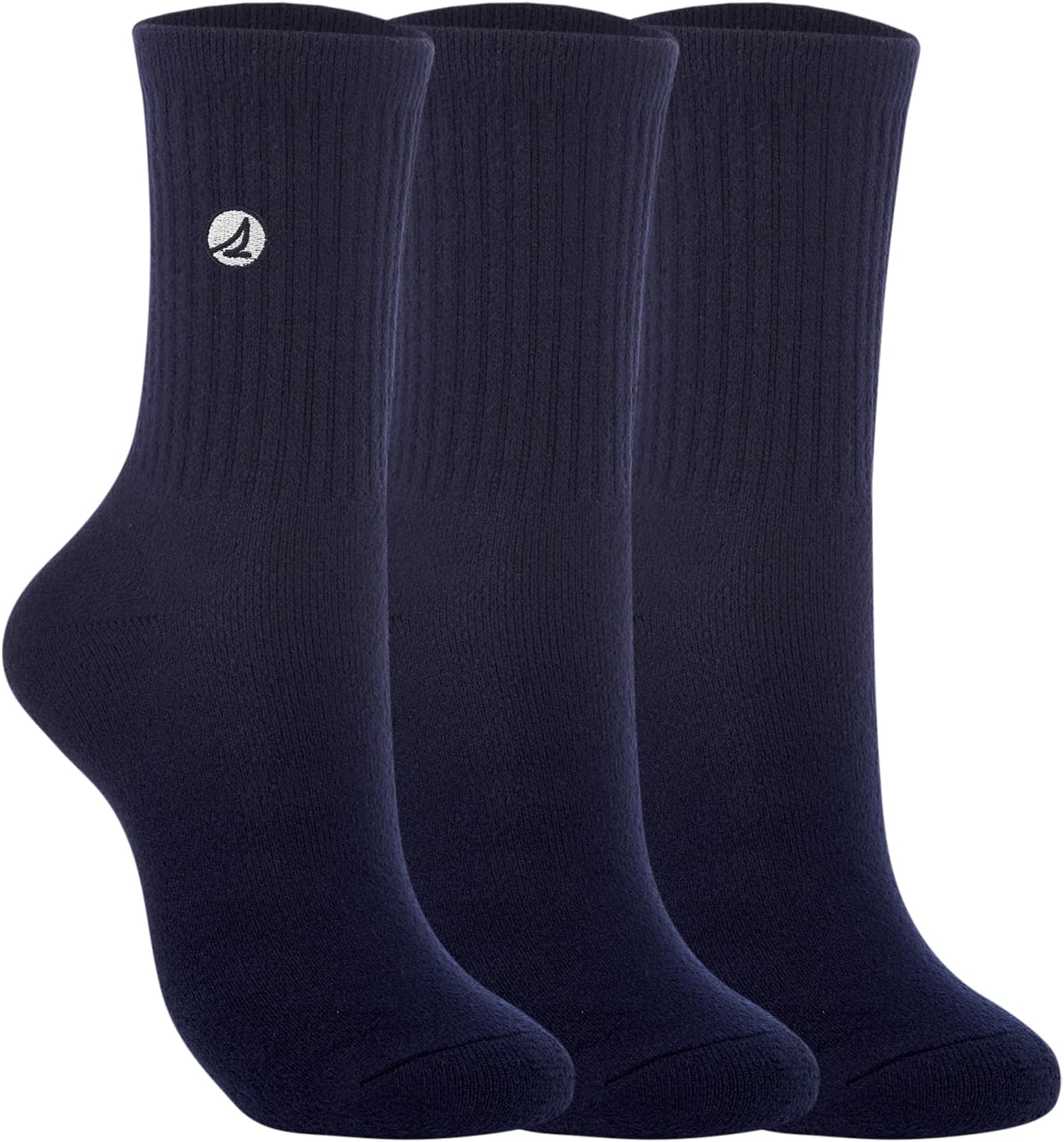 Unisex Super Soft Cushioned Mid Crew Socks, 3-Pack – Plush Comfort, Warm Winter Half Crew Fit