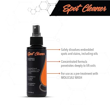 Molecule Spot Cleaner Spray | Performance Apparel Care | Removes Tough Spots and Stains on Racing Suits & Technical Fabrics | 16 Ounces