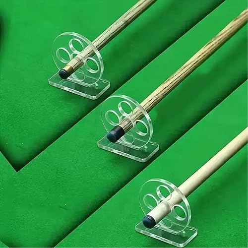 Miniatura 5 de Transparents Acrylic Billiards Cue Training Device for Precisions Strokes Practice and Stable Shootings
