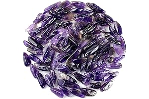 1lb Decorative Glass Stone Purple Pebbles Crystal Chip Gemstone