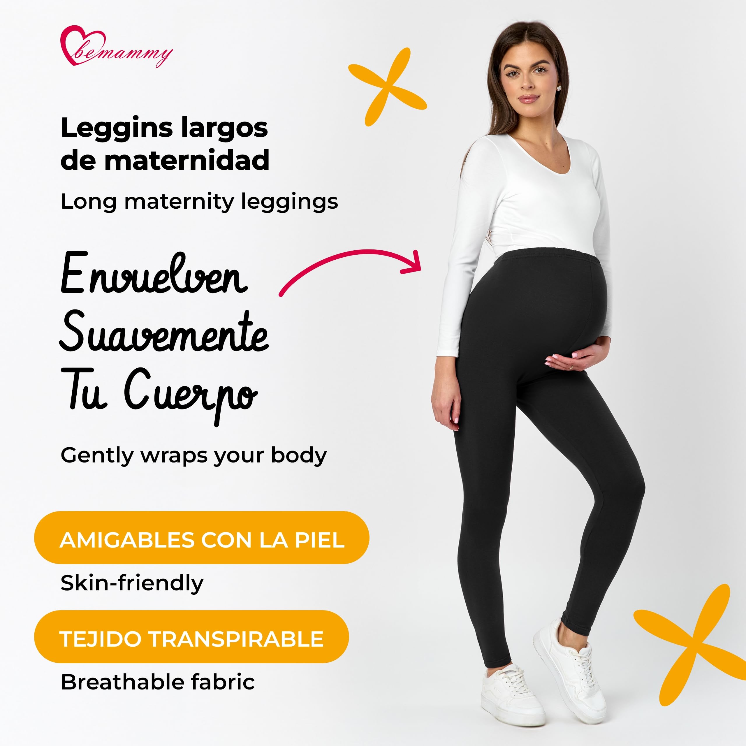 Be Mammy Leggins Premamá Embarazo Ropa Deporte BE20-230 — view 4
