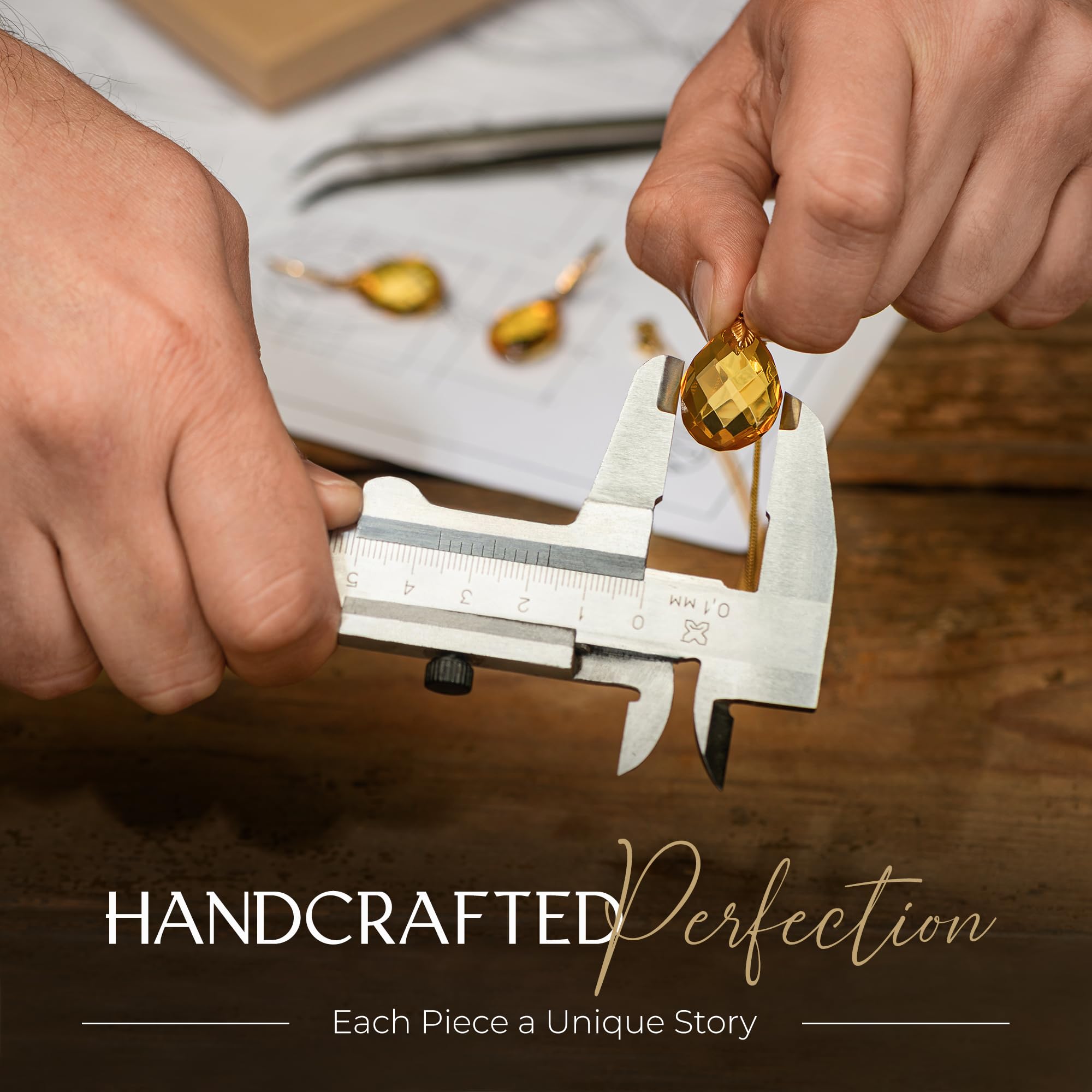 Baltic Amber Pendant for Women, Sparkling Amber Drop, Gold Plated Sterling Silver Necklace, Cognac Color Jewelry for Ladies, 18 inch gold plated chain: Silver Teardrop