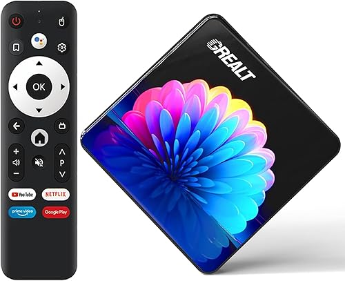 Caja de TV Android, 2025 Android Box 13.0 2GB RAM 16GB Quad Core 64bit compatible con 2.4G5G Dual-Band WIFI6 4K Ultra HD BT4.0 USB 2.0 Smart Box