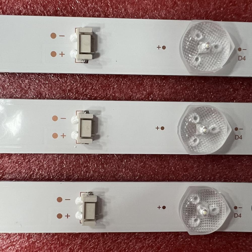 Bande de rétroéclairage LED Compatible Fit for Erisson 32LES71T2 32LES70T2, Compatible Fit for Supra STV-LC32T650 5800-W32001-3P00 Ver00.00 LC320DXJ-SFA2 RDL320HY(6 PCS for 2 TV)