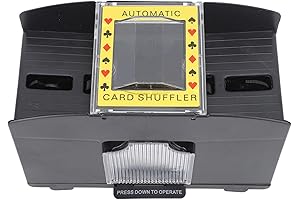 Auto Shuffle Machine for 4 Deck, Battery Powered Card Shuffler for Flawless Gameplay