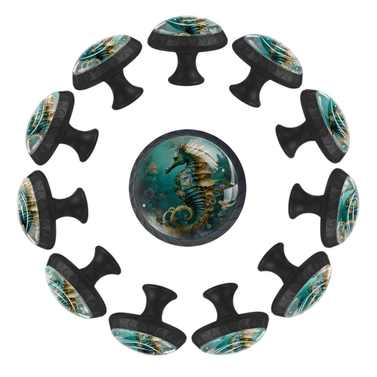 Boutons de tiroir ronds Blue Ocean de qualité supérieure et design