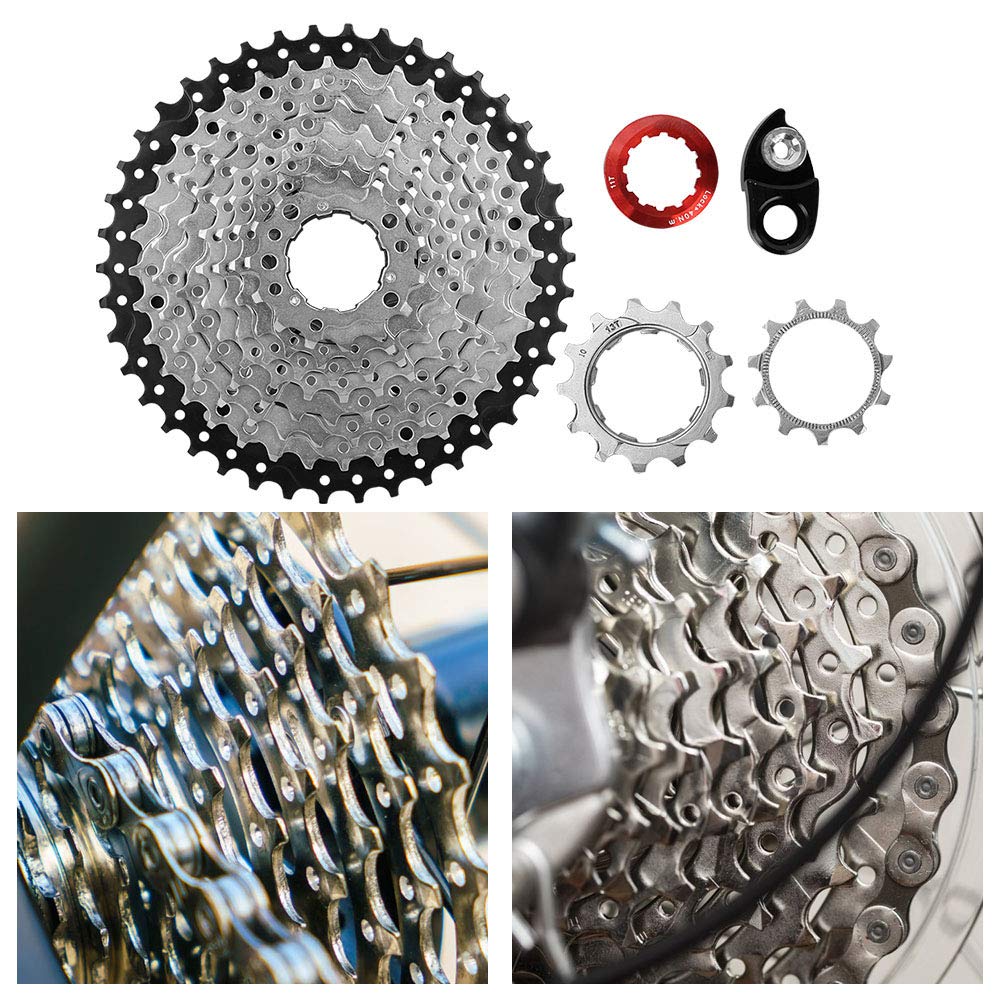 RiToEasysports Kassettenfreilaufritzel 10-Fach 11-42T Mountain Race Bike Ersatzteil Zubehör Deore Cs-M4100-10 11-42T 10Er Fahrrad Kassette