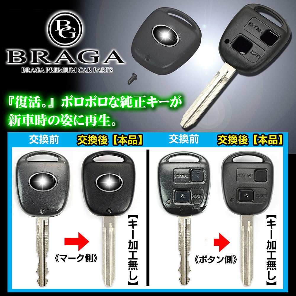 Amazon | ノーブランド品 タイプ2 2個ボタン ランクル100系 FJ