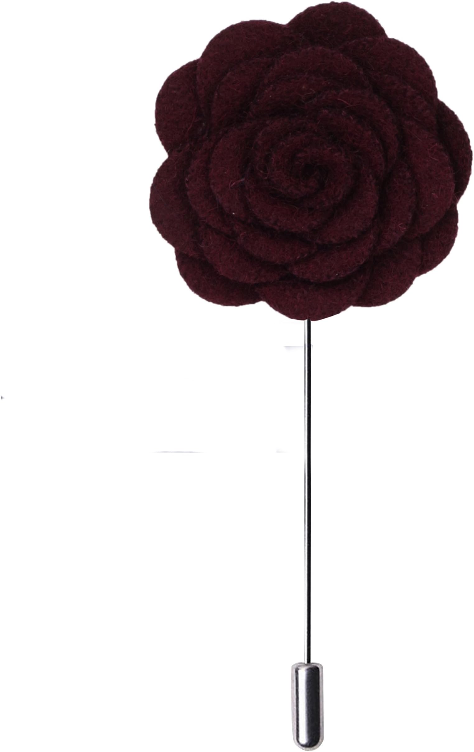 PelucheBlooming Charm Maroon Brooch for Men