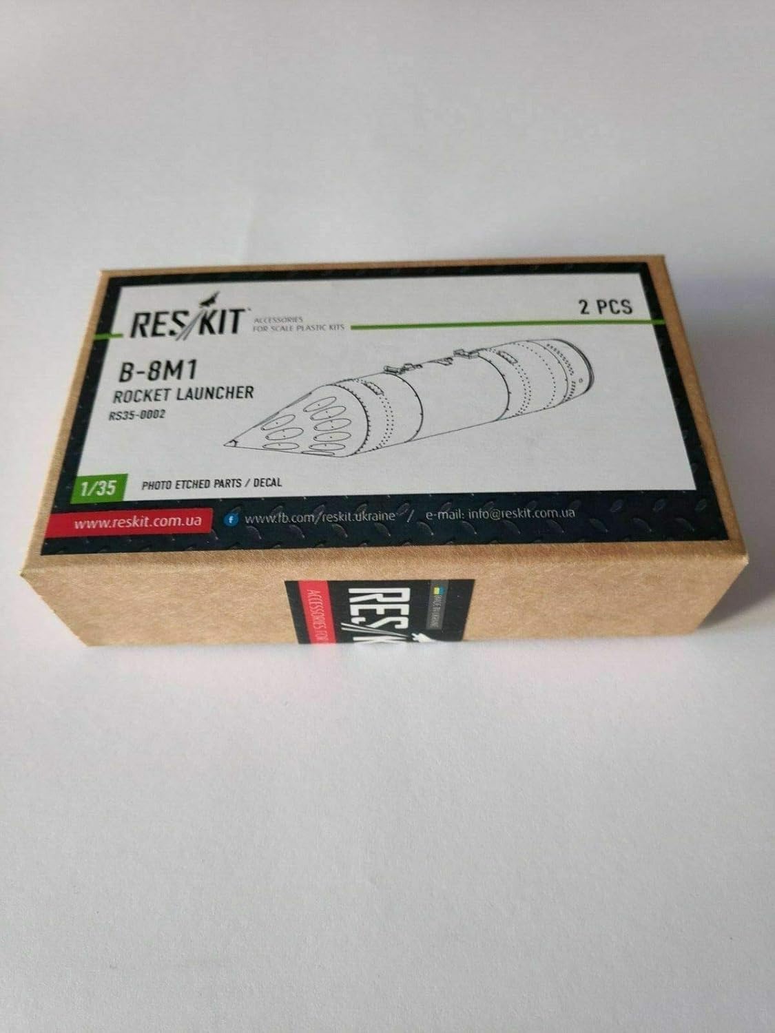 Reskit RS35-0002 - 1/35 - Rocket Launcher B-8M1 (2 pcs) MT-LB, UAZ, BTR-70, Ural