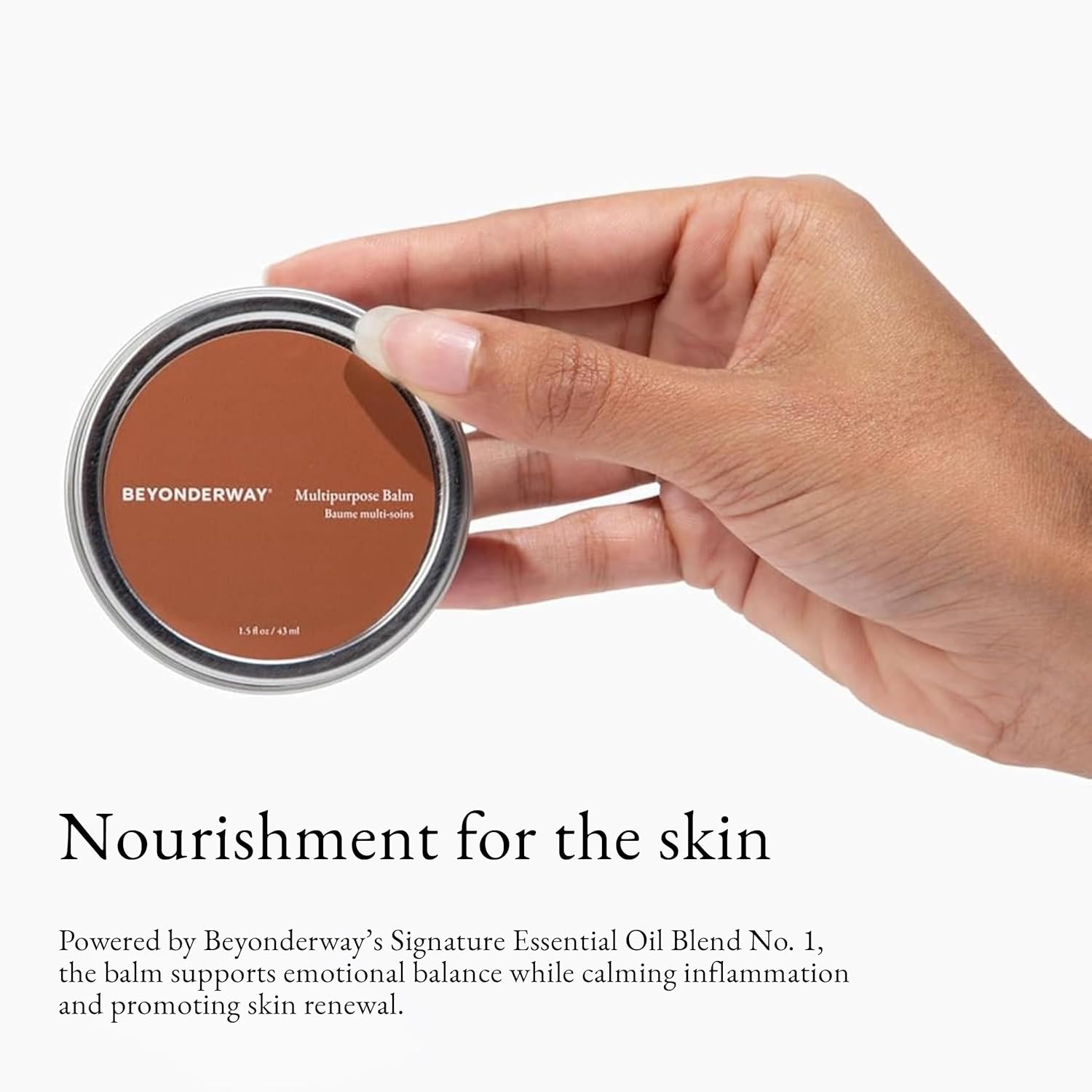 Multi-Use Restore Balm – Organic Shea Butter Skin Balm for Face Body Lips – Hydrating Repair Moisturizer for Dry Sensitive Skin – Travel Size Botanical Aromatherapy Balm