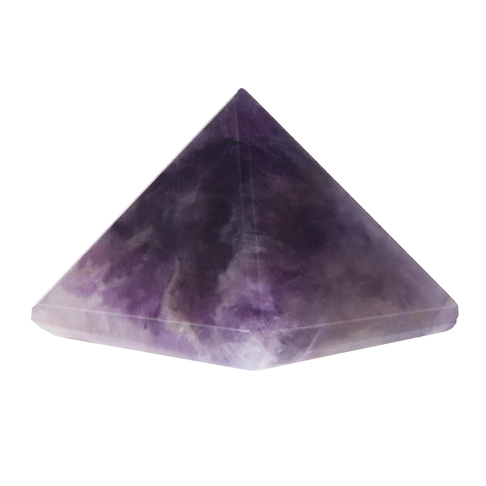 Richesse spirituelle et sérénité avec la pyramide en cristal naturel fait main
