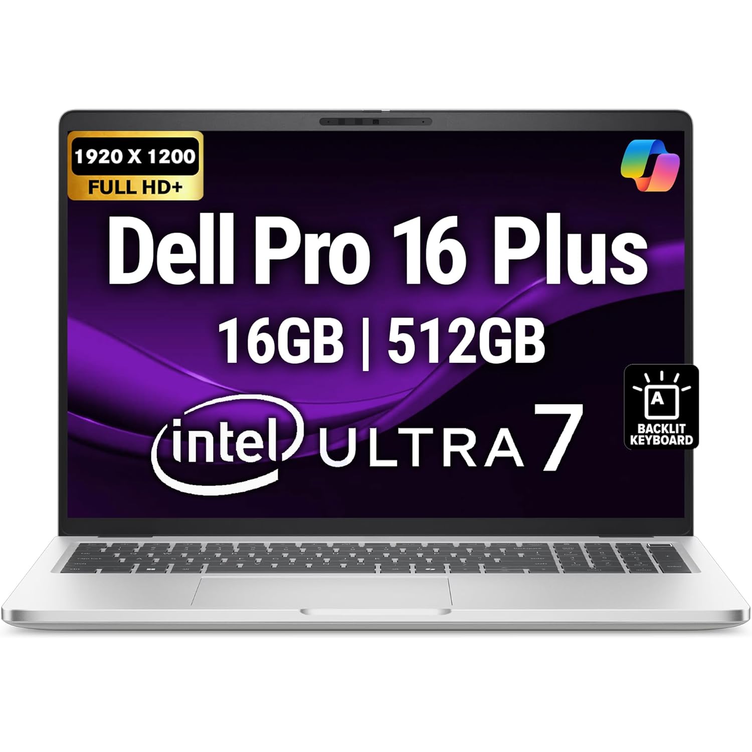 Dell Pro 16 Plus PB16250 Replaces Latitude 5550 Business Notebook 16 FHD Intel Ultra 7-265U 16GB DDR5 RAM