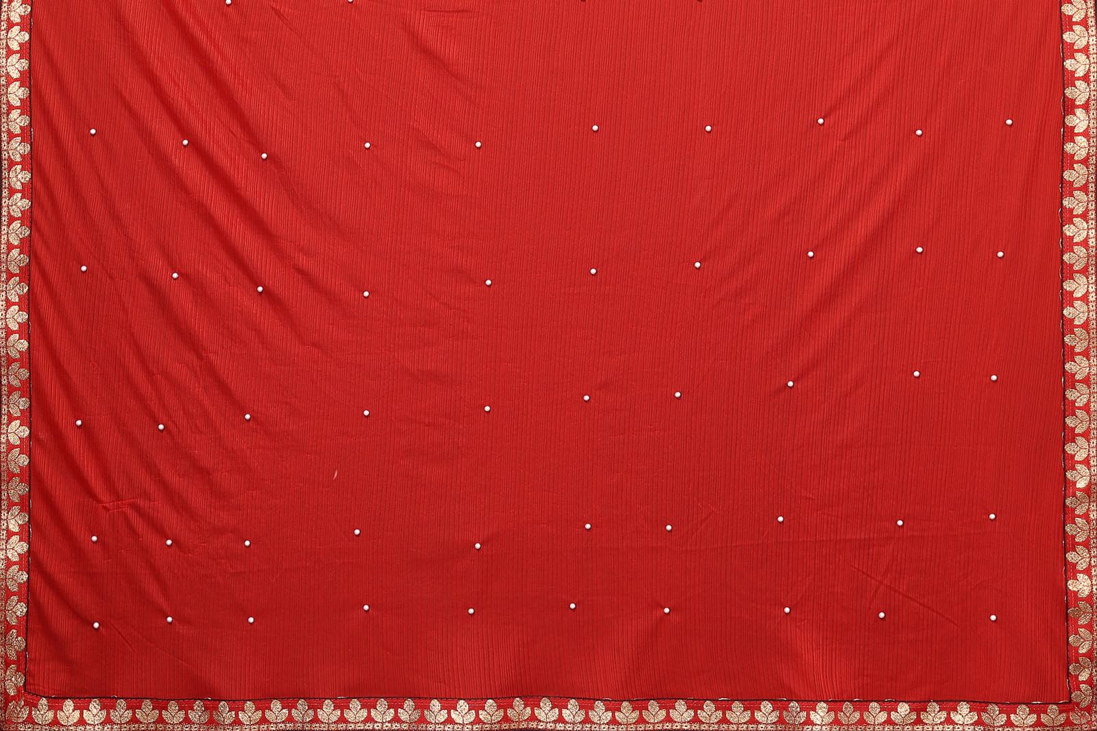 Sari Tejido Jacquard Banarasi De Mujer India Con Blusa Sin Costuras, Color Marrón