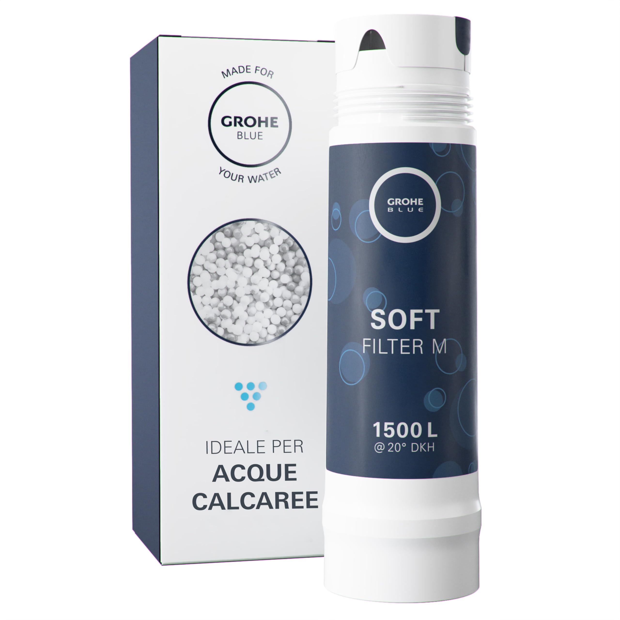 Grohe Filtro da 1500 L. per Sistema di Filtrazione Blue, Cromo, M 40430001