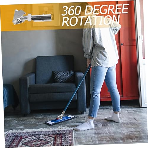 Miniatura 4 de LIFKICH Clip de varilla de trapeador de metal, reemplazo de abrazadera de mango, clip de palo de trapeador para limpieza de pisos, clip de repuesto