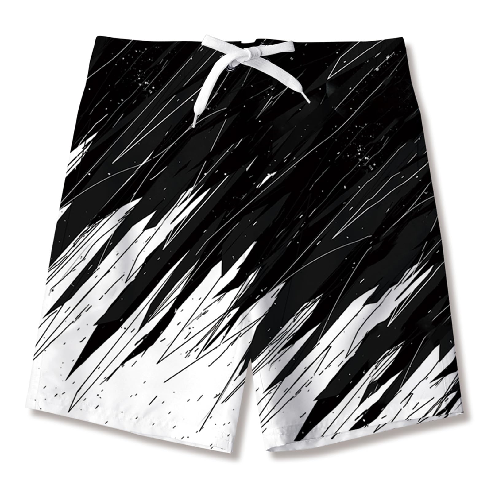 SFreeBo Badehose Jungen 3D Druck Schnelltrocknend Badeshorts Kinder Elastische Taille Schwimmhose Jungen mit Netzfutter Taschen Sommer Urlaub Strandshorts 7-14 Jahre