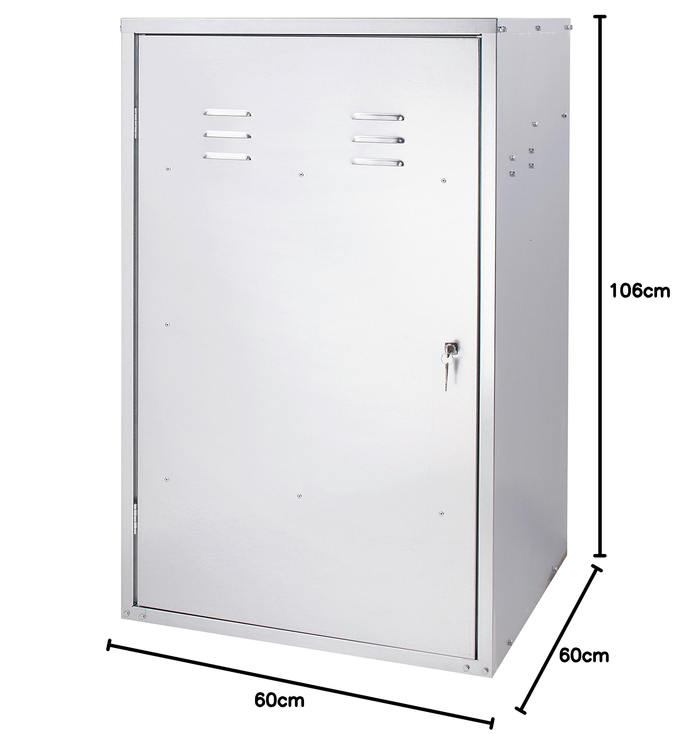 Sattelschrank Selbstmontage, 106 x 60 x 60 cm
