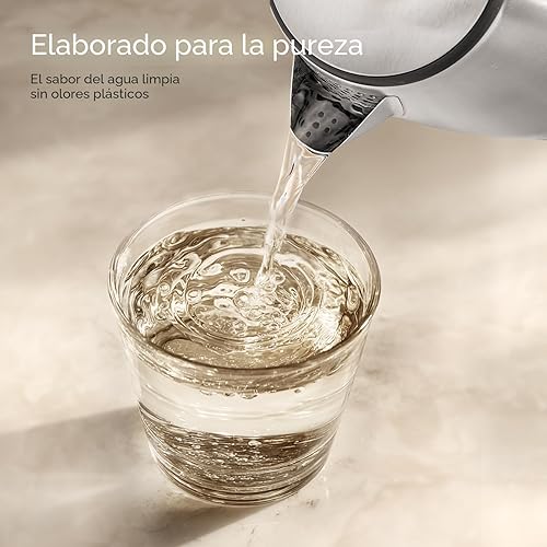 Miniatura 5 de COSORI Hervidor eléctrico, tetera de acero inoxidable, tapa interior sin plástico, filtro y boquilla, fácil de limpiar, apagado automático y