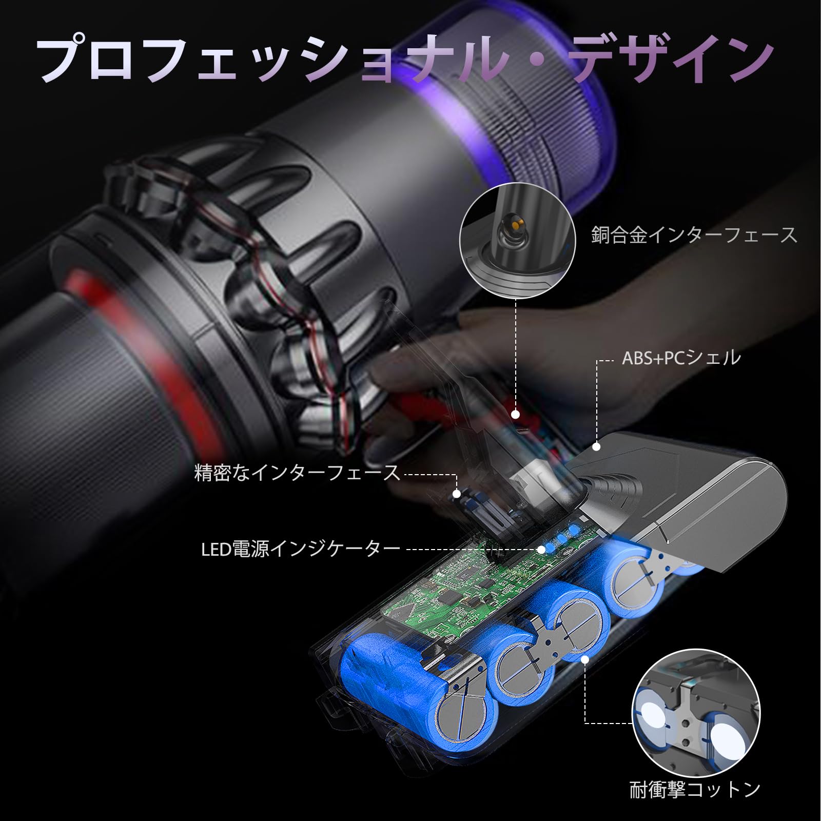 Amazon.co.jp: FLYLINKTECH ダイソン V8 バッテリー SV10 掃除機交換用  