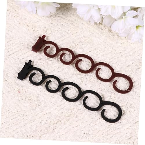 Miniatura 4 de Beavorty 8 pares de herramientas de trenza de cola de pez, herramientas de trenza de peinado de bricolaje, herramientas de trenza automática para