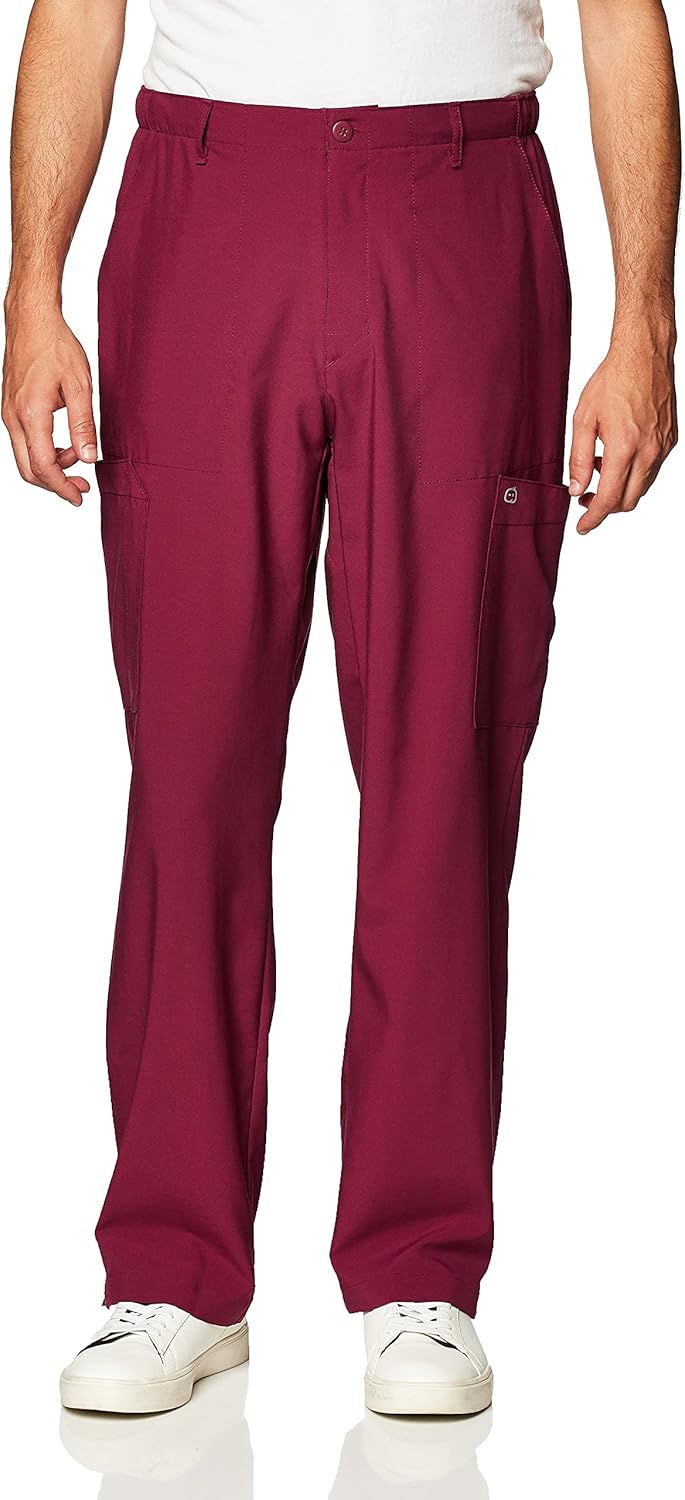 Wink Scrubs Men's Cargo Scrub Pant with Flat Front