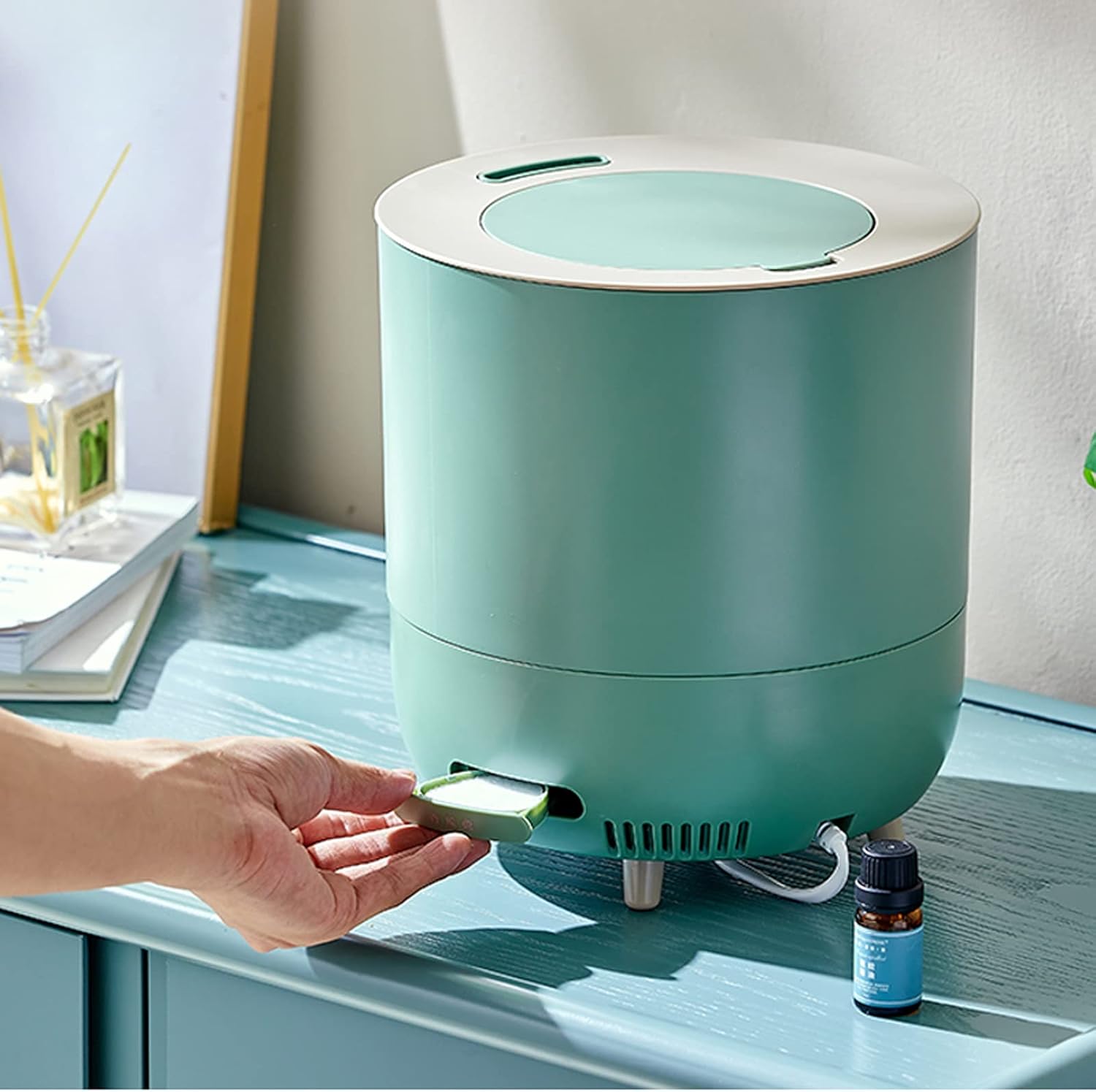 Humidifier Fill Warm and Cool Mist Auto Sleep Mode Auto Shut-Off Mist Humidifier