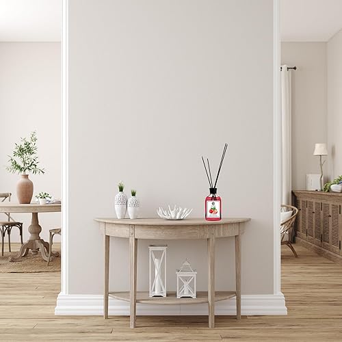 Miniatura 8 de Juego de difusor de varillas Paquete de 2 aroma a piña y cítricos, 3.9 fl oz Caña de aceite de aromaterapia de larga duración, ambientadores para