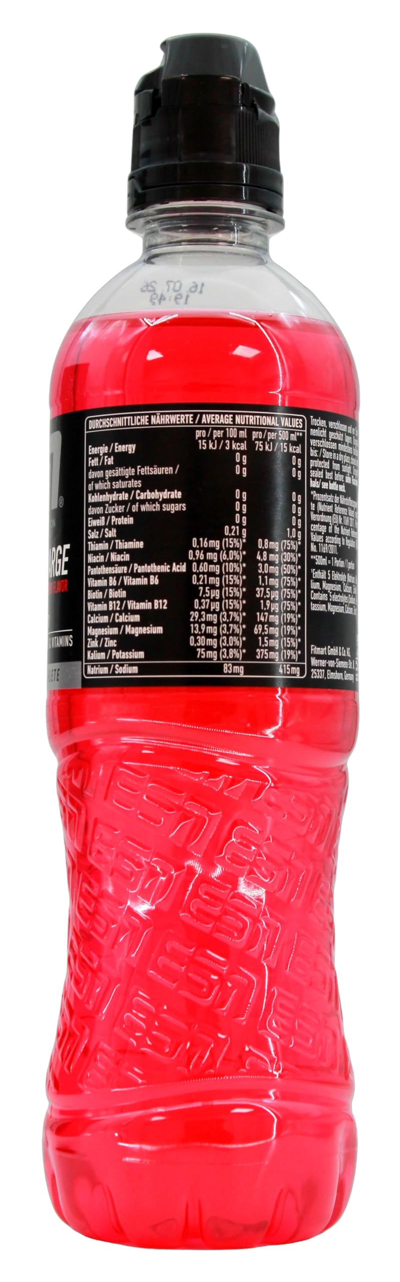 ESN Hydro Charge Iso Drink Cherry Flavor, 6er Pack (6 x 0.5 l) EINWEG