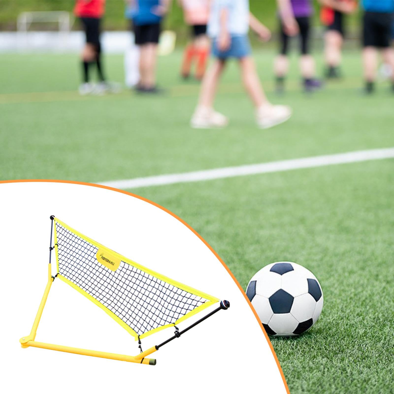 Rete da Rimbalzo da Calcio, Pieghevole, per Allenamento, per Parco Giochi, Pallavolo All'aperto