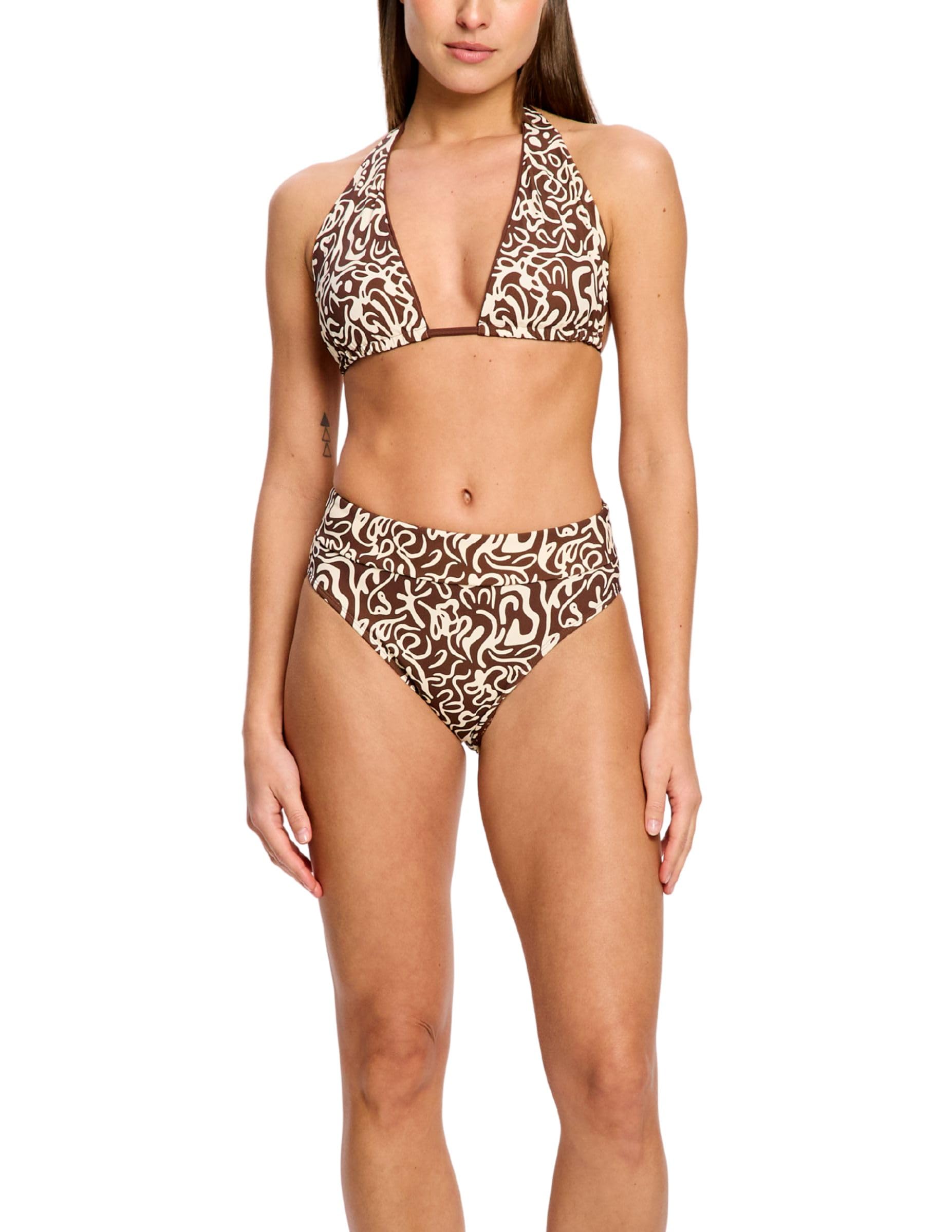 Modibodi Perioden-Swim Bikini High Waist Leicht 20 ml Schwarz | Auslaufsichere Bademode,Für aktives Schwimmen entwickelt