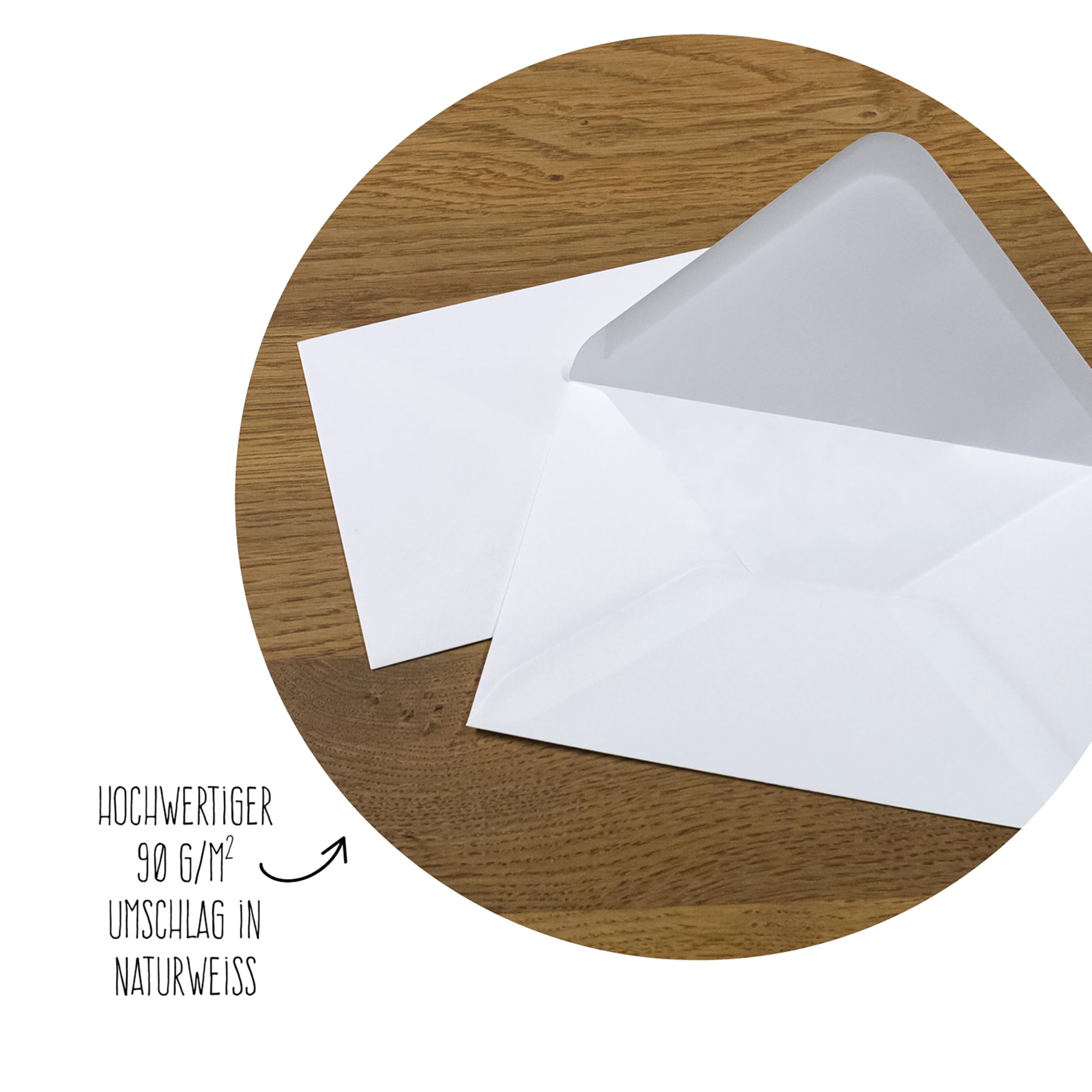 PremiumLine, calendario dell'Avvento, 5 pezzi, con busta, biglietto di auguri di Natale, 11,5 x 17,5 cm, biglietto pieghevole per calendario dell'Avvento