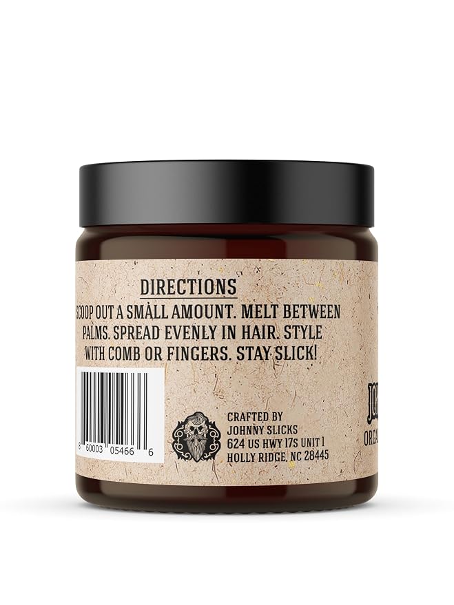 Pomada para cabello Johnny Slicks 4 oz original miniatura 3