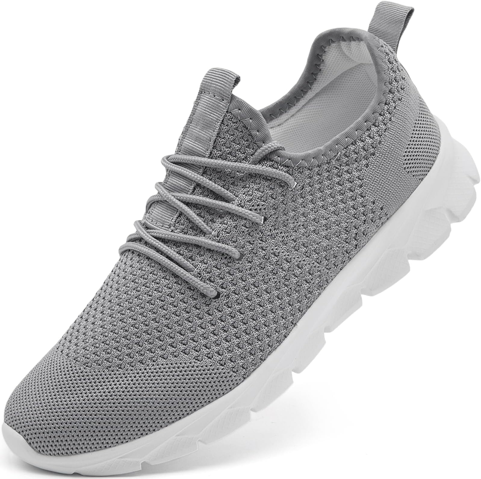 Mens Running Shoes Fashion Sneakers Tennis Walking Lightweight Athletic Gym Workout Shoes,Grey,Mens Size 10