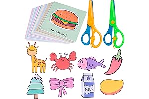 Koogel 120PCS Toddler Scissors Activity Set