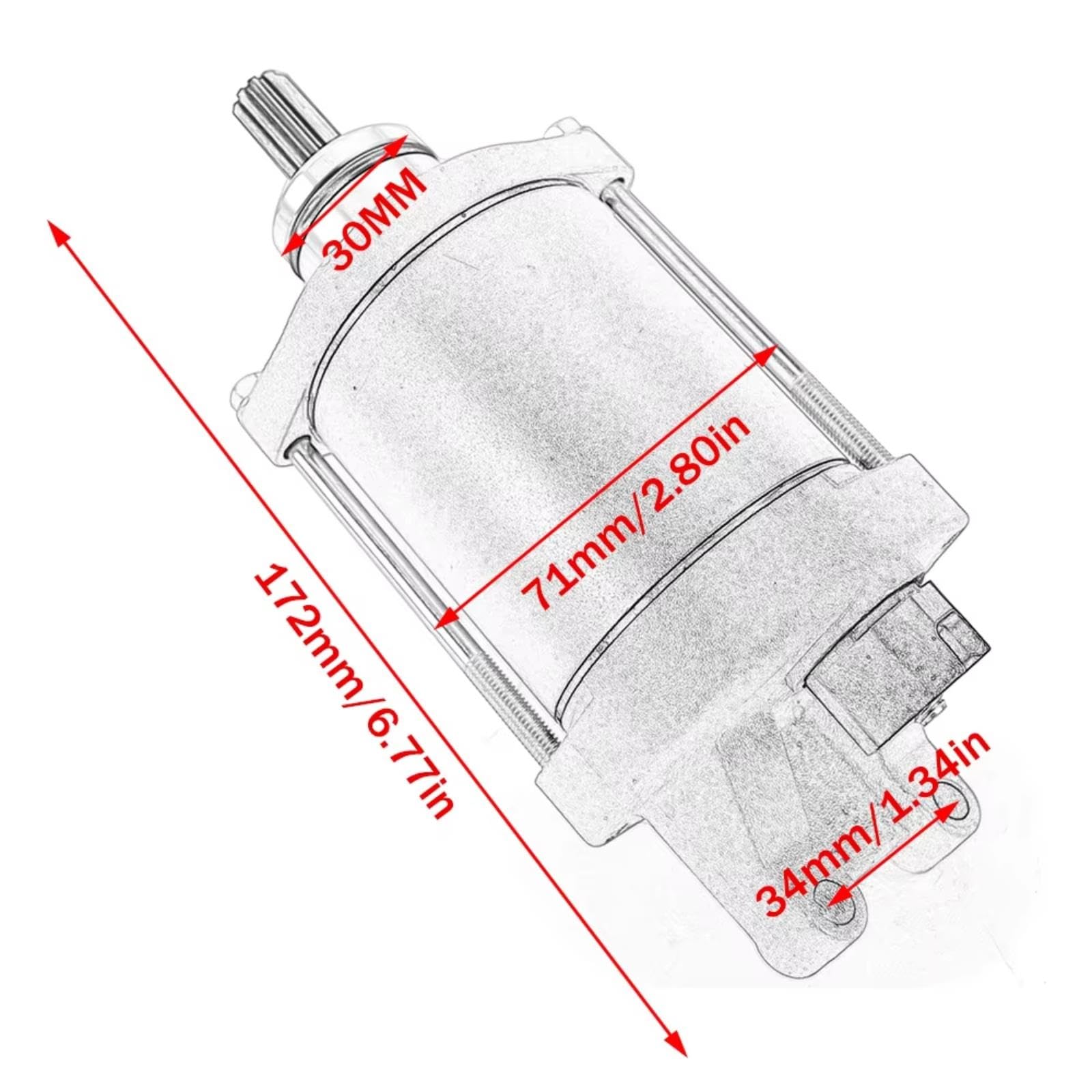 Motor Arranque Para Suzuki Para LT-Z400 Para QuadSport Para Z400 2009-2018