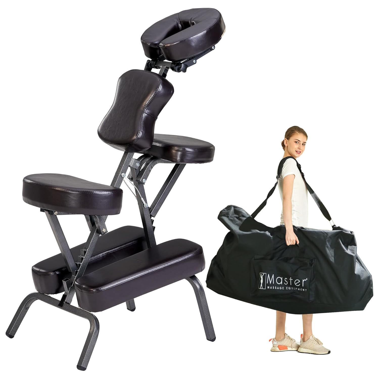 Master Massage Bedford Massage Chair Full Body Portable- Lightweight Massage Chair with Carrying Case-Tattoo Chair Height Adjustable Folding Massage Chair Face Cradle Salon Massage Chair SPA (Coffee) Master Massage Bedford Massage Chair Full Body Portable- Lightweight Massage Chair with Carrying Case-Tattoo Chair Height Adjustable Folding Massage Chair Face Cradle Salon Massage Chair SPA (Coffee)