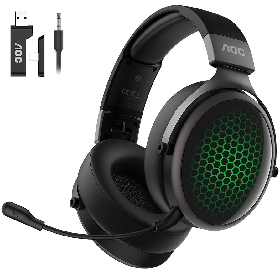 AOC ゲーミングヘッドセット ブラック Amazon.co.jp: 【AOCゲーミングヘッドセット】7.1ch・50mm