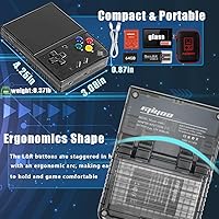 Vista 7 de Miyoo Mini Plus with Portable Case Retro Emulator Handheld Game Console Latest Version with WiFi & RTC, 3.5’’ 640*480 IPS Screen 3000mAh Battery