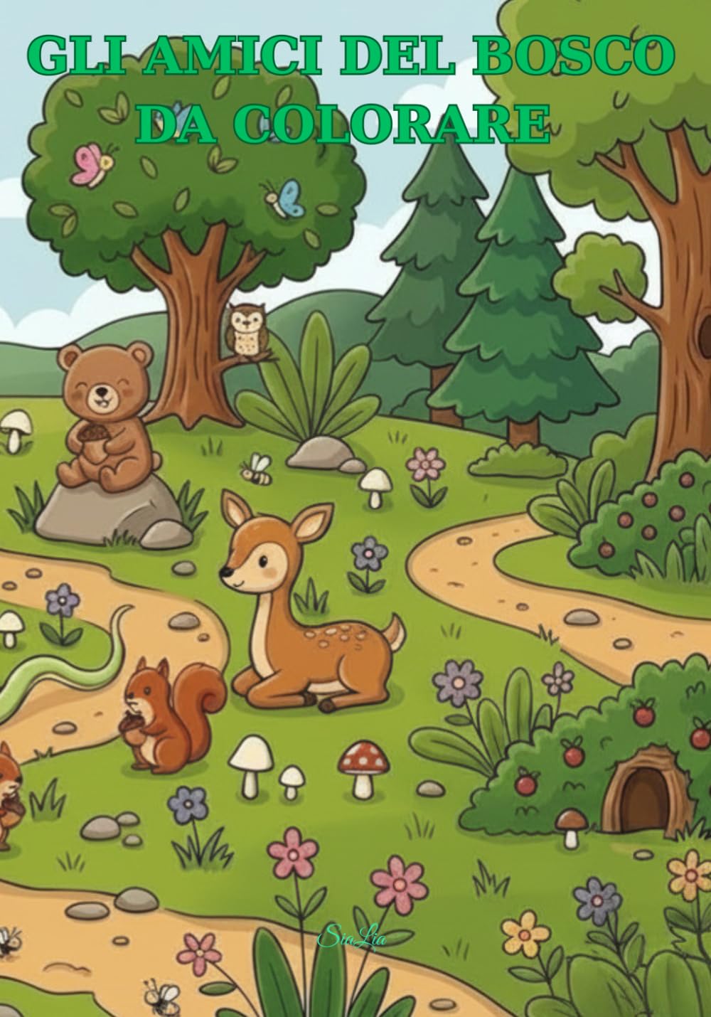 Gli amici del bosco da colorare