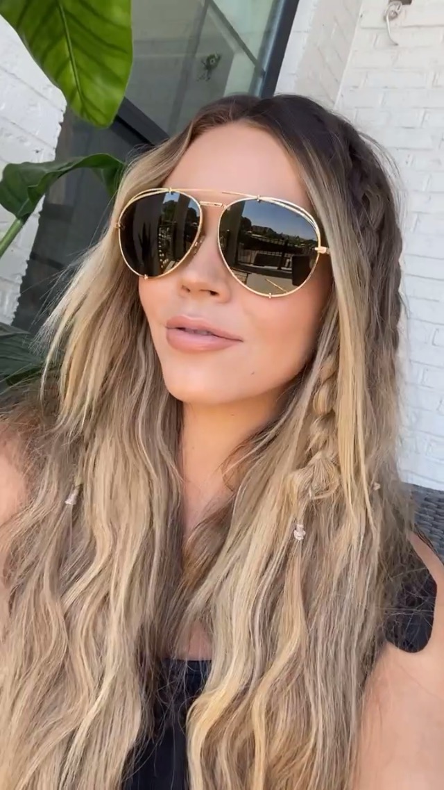 DIFF Koko Designer Oversized Aviator Sunglasses for Men and Women