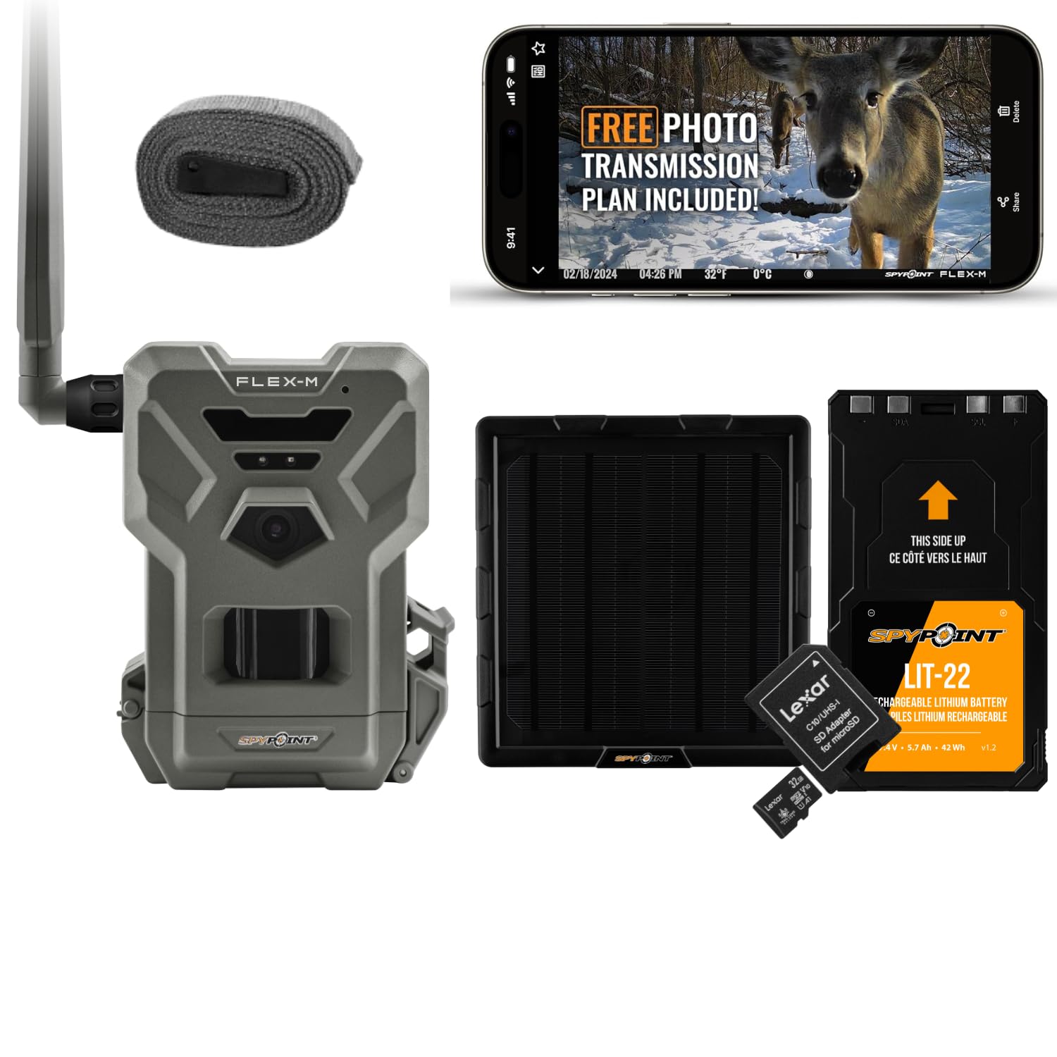 Spypointflex M Cellular Hunting Trail Camera Gps Enabled Night