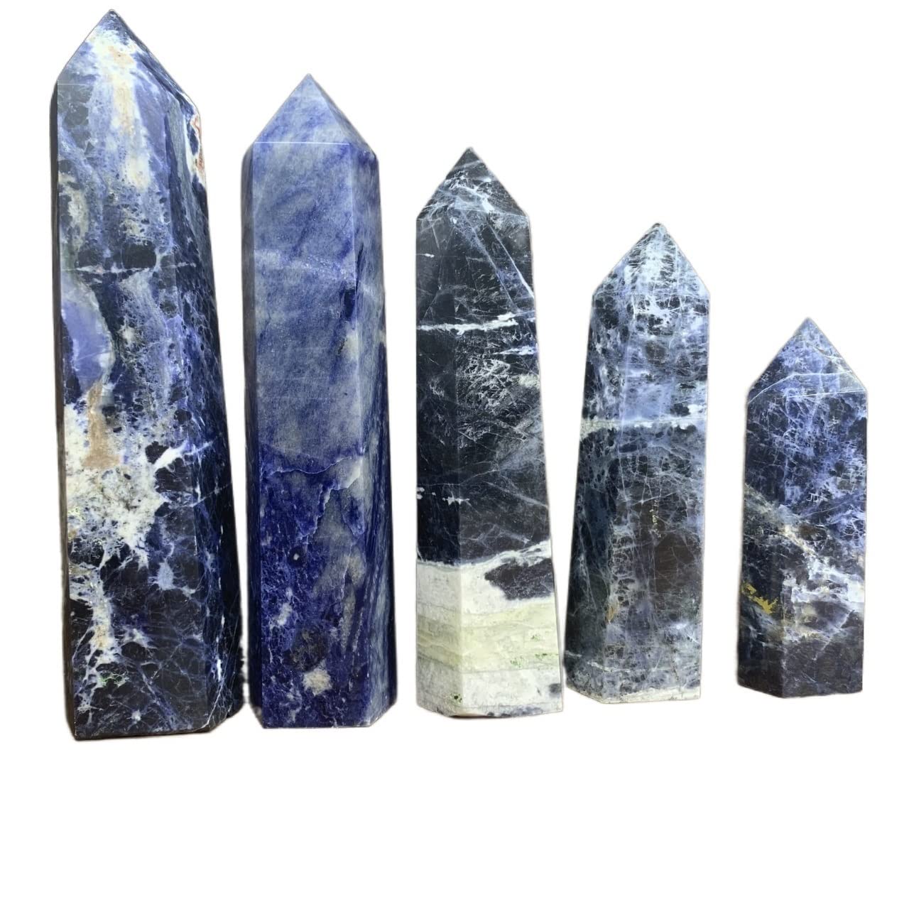Tour de sodalite en quartz naturel d'exception mesurant 11-12cm