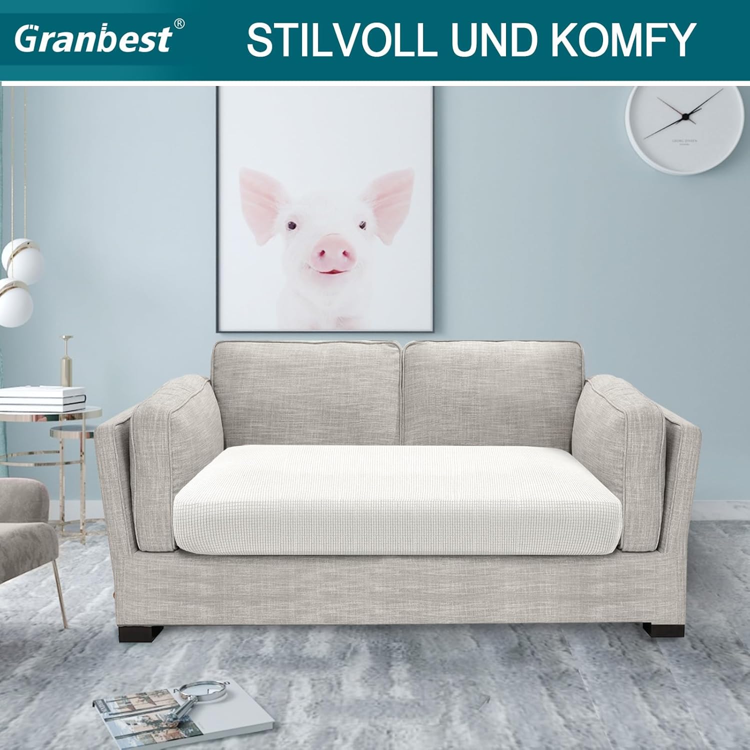 Nasadenie a prispôsobenie poťahu na pohovku