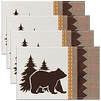 Vista 30 de Manteles individuales educativos para niños, manteles individuales para niños pequeños, manteles individuales impresos en lenguaje de señas, tela