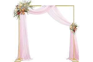 Wokceer 8ft Backdrop Stand with Adjustable Height and Durable Base