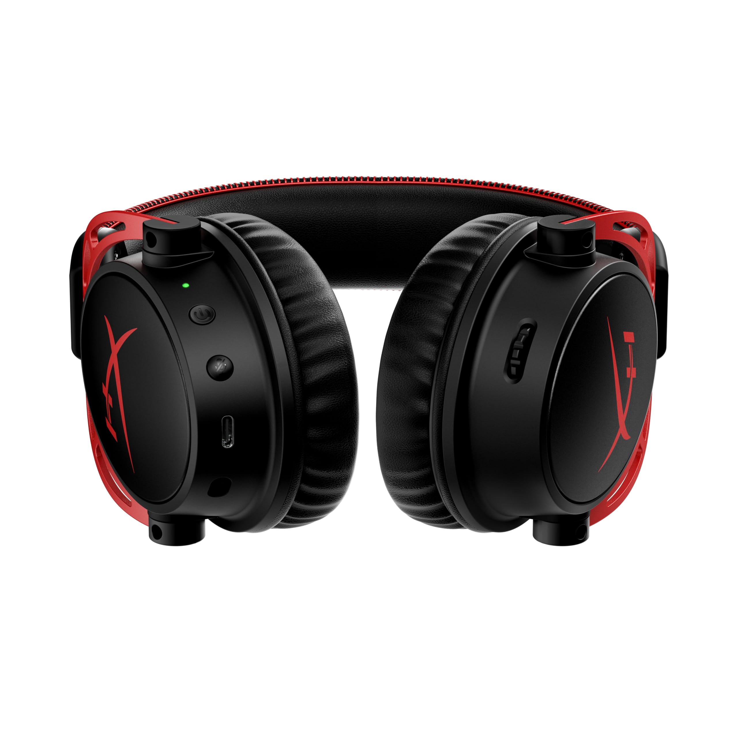 HyperX Cloud Alpha Wireless, Casque gaming PC, 300 heures autonomie, Audio spatial, Mousse à mémoire de forme, Transducteurs double chambre, Micro antibruit, Cadre en aluminium, Rouge et Noir