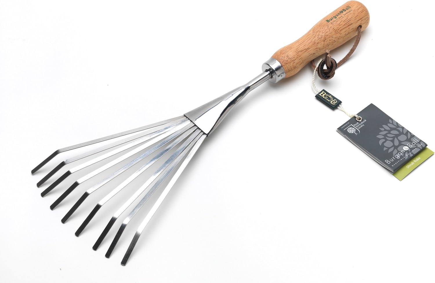 Secret Garden Burgon and Ball Stainless Steel Shrub Rake