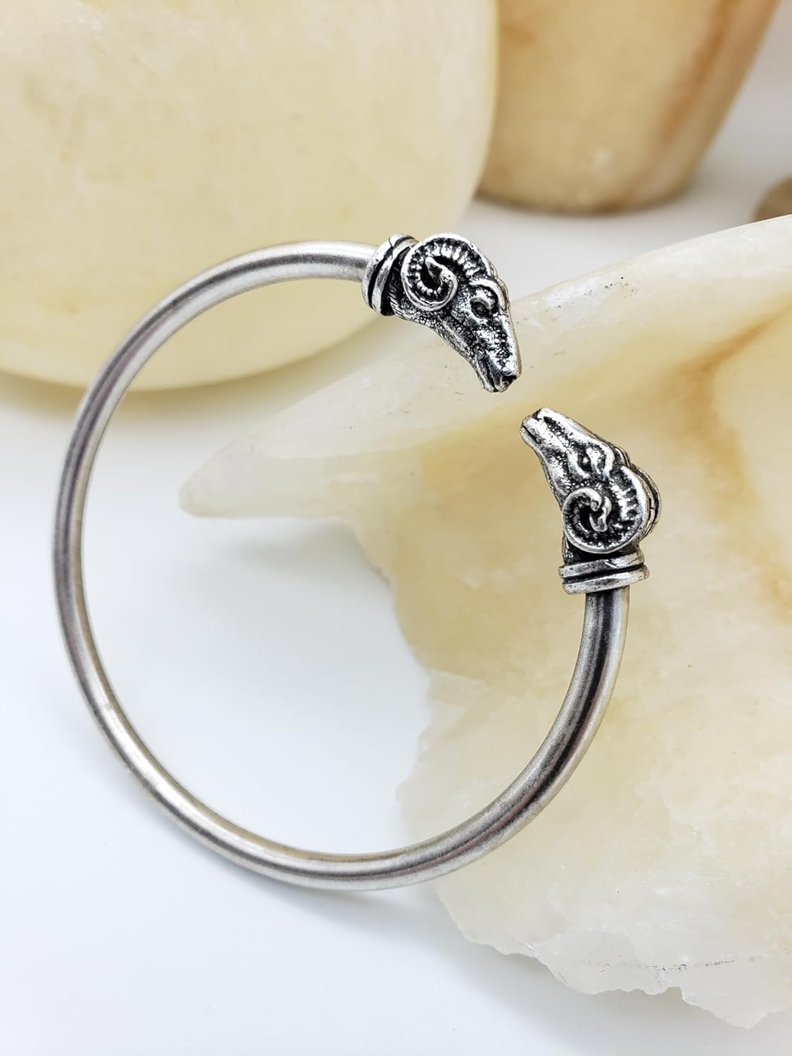 Ram Head Cuff Bracelet